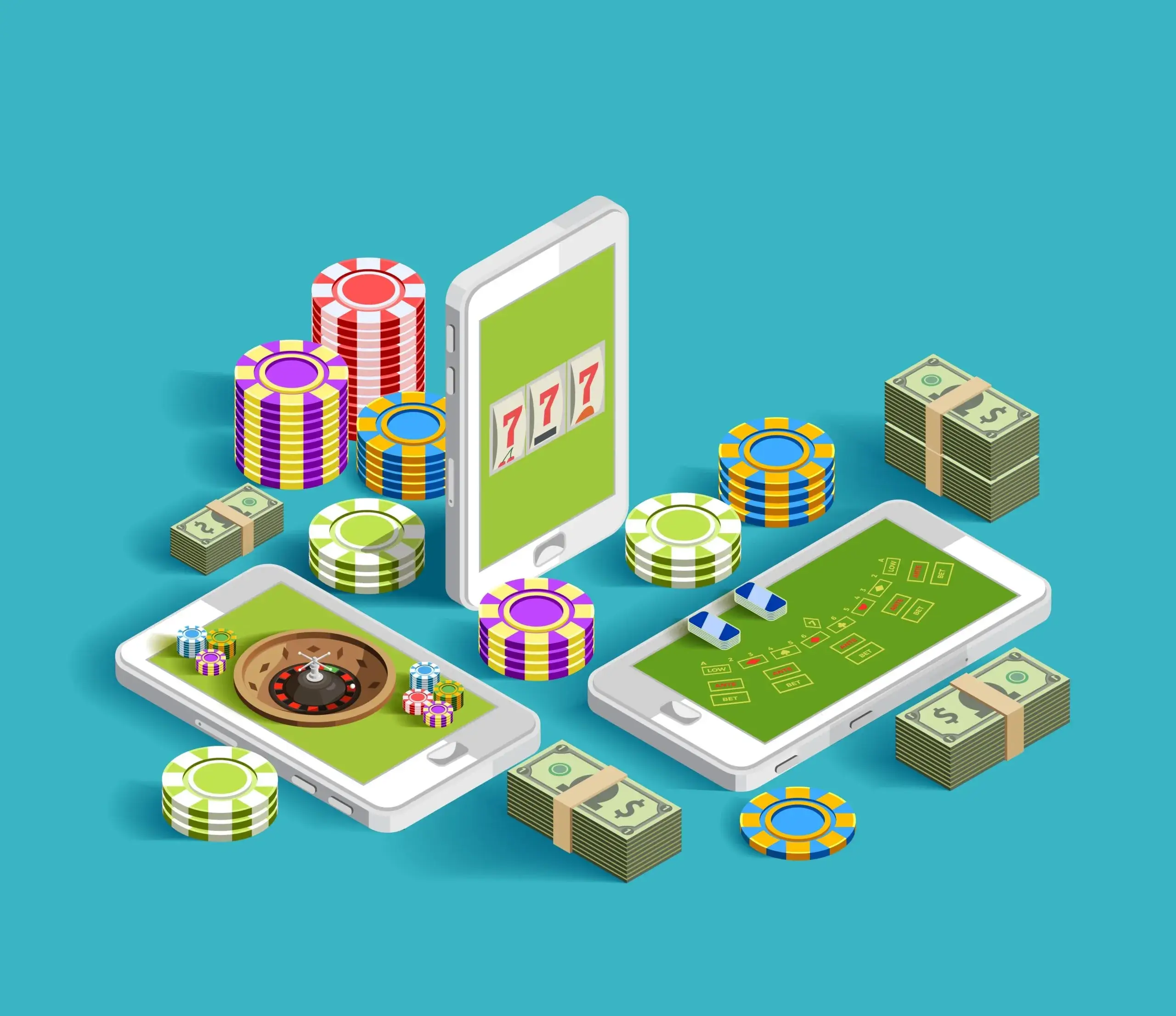 Smartphone mostrando la pantalla de inicio de la app Glory Casino.
